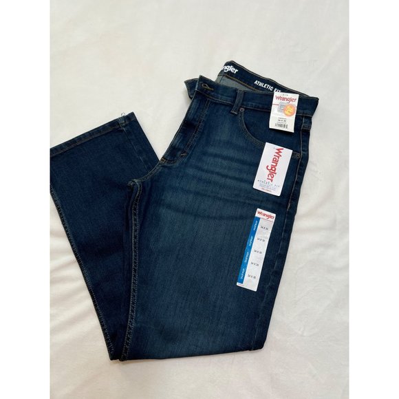 NWT Men's Wrangler Athletic-Fit Stretch Jeans Size 34x30 - Picture 3 of 9